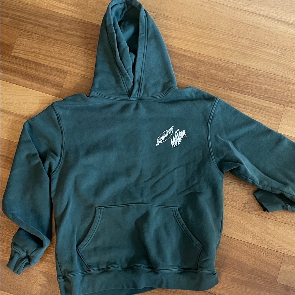 Malbon x Santa Cruz Green Hoodie (men’s Small) - Picture 2 of 7